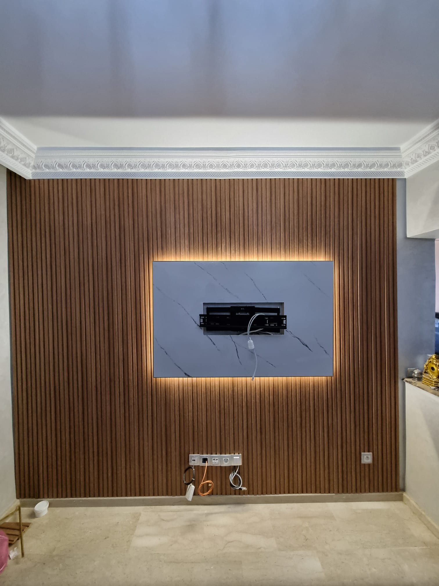 Armario de madera con diseño premium