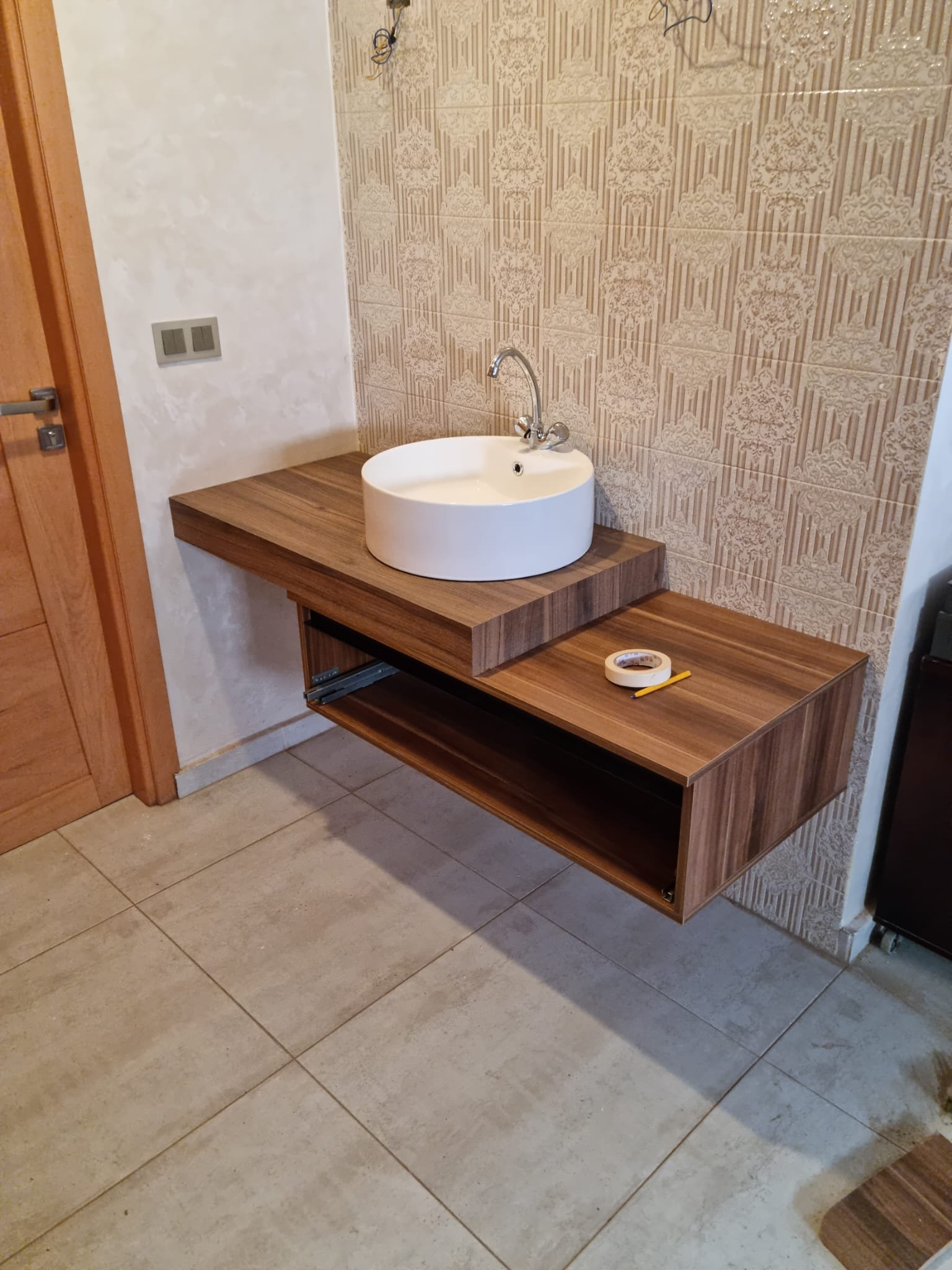 Mueble de baño a medida en madera